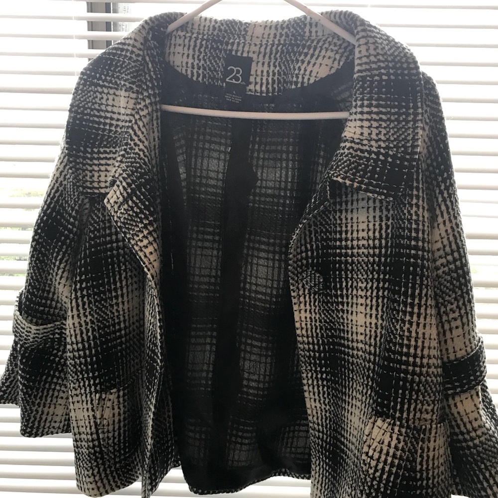 23rd St black/white dress jacket